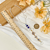 Evil Eye Glass Pendant Decorations HJEW-MA00030-3