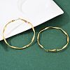 304 Stainless Steel Hoop Earrings EJEW-I320-25G-03-2
