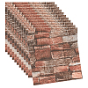 XPE Foam 3D Anticollision Wall Stickers Brick Pattern Stickers DIY-WH0591-086B-1