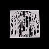 Deer Frame Carbon Steel Cutting Dies Stencils X-DIY-F036-02-3