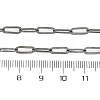Brass Paperclip Chains Necklaces for Women NJEW-D302-69B-5