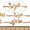 Brass Leaf Link Chains CHC-H115-30G-2