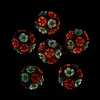 Luminous Resin Pave Rhinestone Beads RESI-C048-01D-2