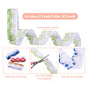 30 Yards 6 Colors Ethnic Style Polyester Flower Lace Trim OCOR-TA0001-83A-3