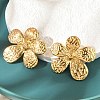 304 Stainless Steel Stud Earrings for Women EJEW-B121-01G-03-1