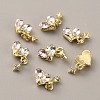 Heart with Star Zinc Alloy Rhinestone Cabochons FIND-WH0150-83LG-1