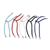 Nylon Round Cord Slider Bracelet Makings AJEW-JB01516-1