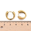 304 Stainless Steel Teardrop Hoop Earrings for Women EJEW-U060-01D-G-5