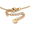 Golden Tone 304 Stainless Steel Cross Pendant Necklaces NJEW-A032-02G-02-3