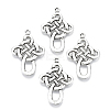 Chinese Knot Tibetan Style Pendants LS-TIBEP-A5642-AS-RS-2