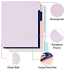 3Sets/15 sheets Plastic Discbound Notebook Index Divider Sheets DIY-OC0010-55-4