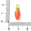 Alloy Enamel Pendants AL-CBA24A7-01G-01-3