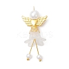 Glass Pearl & Acrylic Pendants PALLOY-JF04047-01-1