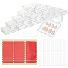 15Pcs Transparent Plastics Hand-wearing Armor Storage Case MRMJ-PH0001-78-7