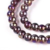 Electroplate Transparent Glass Beads Strands LS-GLAA-T032-T4mm-AB19-3