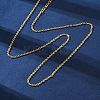 Brass Cable Chain Necklaces NJEW-D302-82G-3