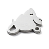 Non-Tarnish 304 Stainless Steel Charms STAS-K272-01D-P-2