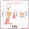 Zinc Alloy Tassel Keychain KEYC-WH20004-12B-2