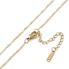 201 Stainless Steel Cable Chain Necklaces NJEW-P309-22B-G-3
