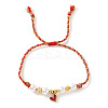 Adjustable Alloy Enamel Charm Bracelets UI4979-2-1
