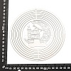 201 Stainless Steel Connector Charms/Links STAS-D386-05G-P-3