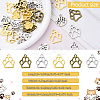 50Pcs 10 Styles Alloy Charms FIND-YW0006-65-2