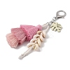 Handmade Macrame Nylon Thread Pendant Decorations HJEW-P019-11P-02-3