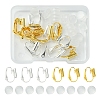 12Pcs 2 Colors Brass Clip-on Earring Converters Findings KK-FS0001-30-1