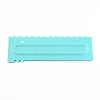 Plastic Baking Edge Dough Scraper and Cutter Pastry Spatulas AJEW-P077-04-1