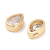 Brass Cubic Zirconia Beads KK-C051-60G-05-2