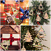 Blank Unfinished Wood Christmas Tree Party Decorations DIY-SP0005-89-5
