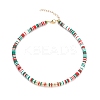 Handmade Polymer Clay Heishi Beads Jewelry Sets SJEW-JS01136-01-4