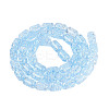 Transparent Crackle Glass Beads Strands GLAA-NH0001-04-A08-3