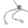 Natural Lapis Lazuli Bullet Link Slider Bracelets BJEW-JB09901-03-4