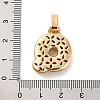 Brass Micro Pave Cubic Zirconia Pendants KK-C076-29Q-G01-3