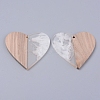 Resin & Wood Pendants RESI-R428-12B-1