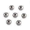 Tarnish Resistant Flat Round 304 Stainless Steel Spacer Beads STAS-M252-01-1
