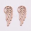 Unfinished Wood Filigree Joiners Links WOOD-WH0099-10B-1