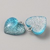 Transparent Resin Pendants CRES-TAC0010-05C-2
