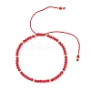 2Pcs Adjustable Glass Seed Beads & Glass Beads Braided Bead Bracelets Set BJEW-MZ00287-01-3