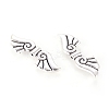 Tibetan Style Alloy Beads LS-TIBEB-4993-AS-NR-2