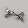 304 Stainless Steel Butterfly Wing Nut Screws DIY-WH0888-481A-P-2