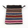 Ethnic Style Cloth Packing Pouches Drawstring Bags X-ABAG-R006-10x14-01C-2