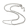 Non-Tarnish 304 Stainless Steel Double-Layer Necklace NJEW-Q321-01P-2