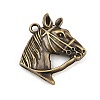 Tibetan Style Alloy Pendants AL-CBA2376-31AB-1