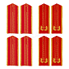 4 Pairs 2 Styles Cloth Professional Uniform Epaulets for Stage Performances AJEW-FH0005-76-1