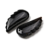 Natural Black Banded Agate(Dyed & Heated) Pendants G-F820-01G-2