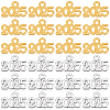 100Pcs 2 Colors Alloy Pendants FIND-SP0002-35-1