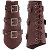Imitation Leather Cuff Cord Bracelet BJEW-WH0016-10A-1