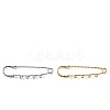 304 Stainless Steel Kilt Pins with 4 Loops STAS-K252-11C-M-1
